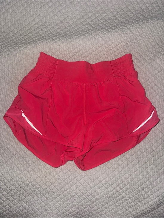 lululemon athletica Pants - lululemon athletica Bright Pink Women’s Running Shorts with Reflective Accents